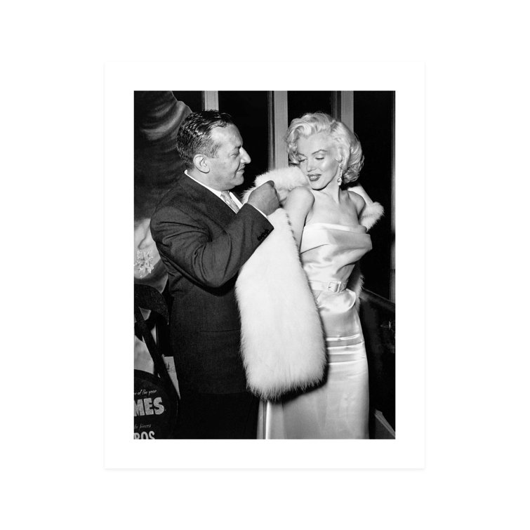 Ciro s Owner Herbert Hover And Marilyn Monroe On Paper Print